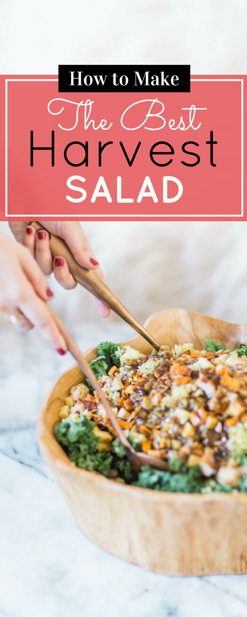 How to make the most amazing knockoff version of the harvest bowl salad at sweetgreen. This one is salad done right. Click through for the recipe. | glitterinc.com | @glitterinc