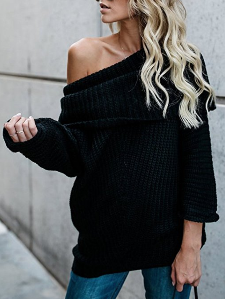 Oversized Pullover Sweater - 12 Perfect Fall Sweaters Under $30 - From Amazon! by North Carolina lifestyle blogger Glitter, Inc.