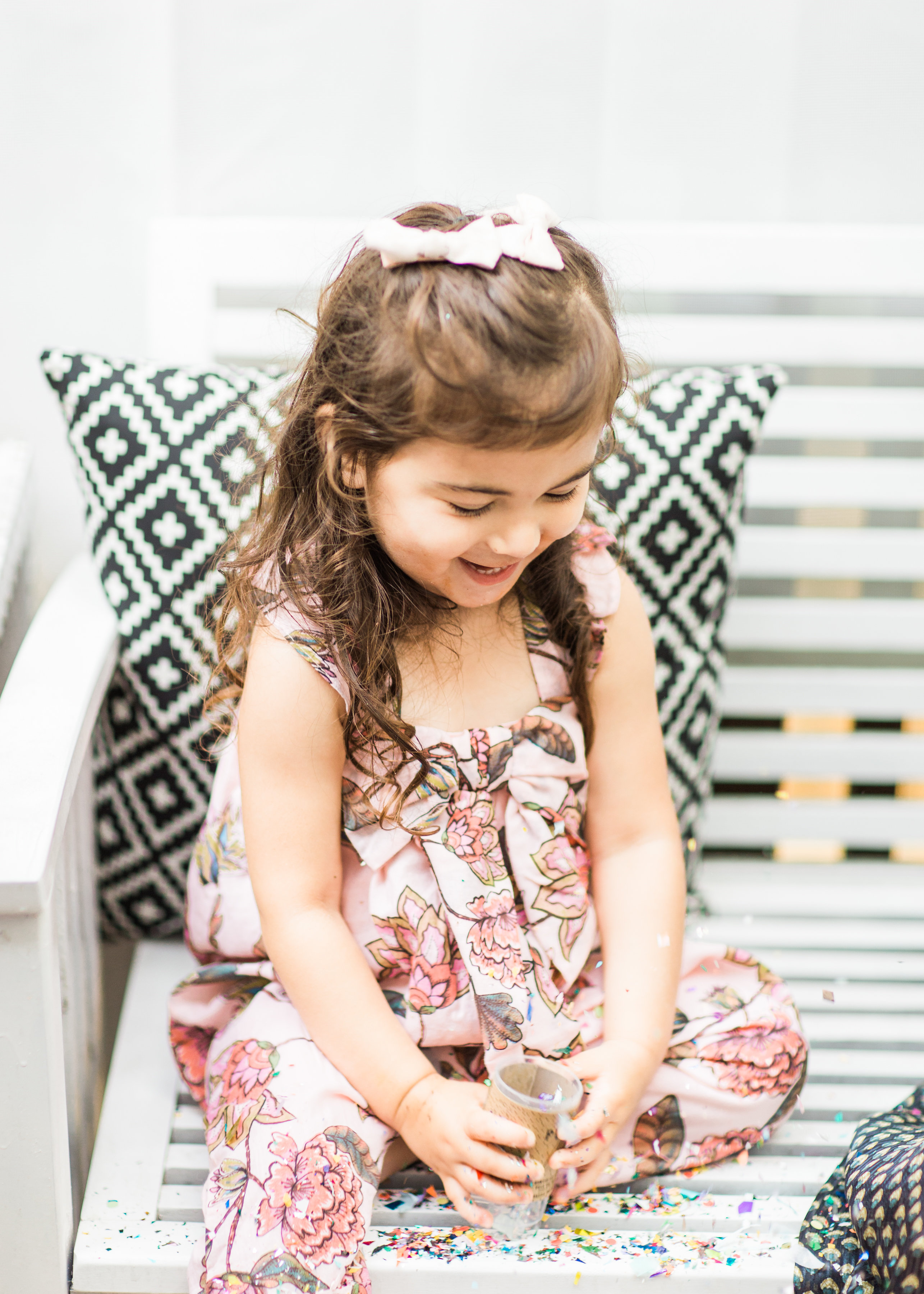 Behind-the-scenes of a magical, whimsical little girl's mermaid birthday party, complete with mermaid dessert bar, games, prizes, and crafts. Click through for the details. | glitterinc.com | @glitterinc