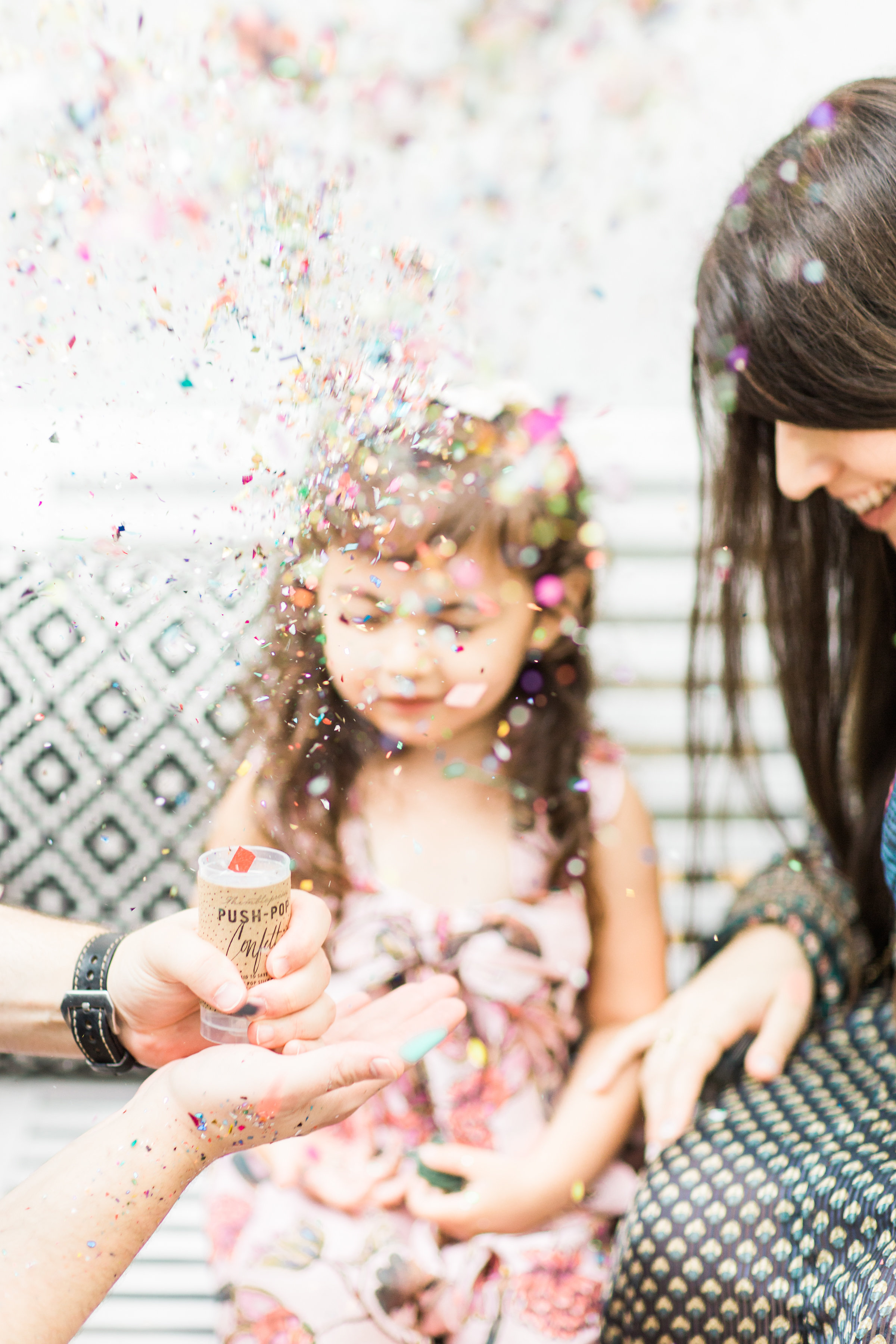 Behind-the-scenes of a magical, whimsical little girl's mermaid birthday party, complete with mermaid dessert bar, games, prizes, and crafts. Click through for the details. | glitterinc.com | @glitterinc