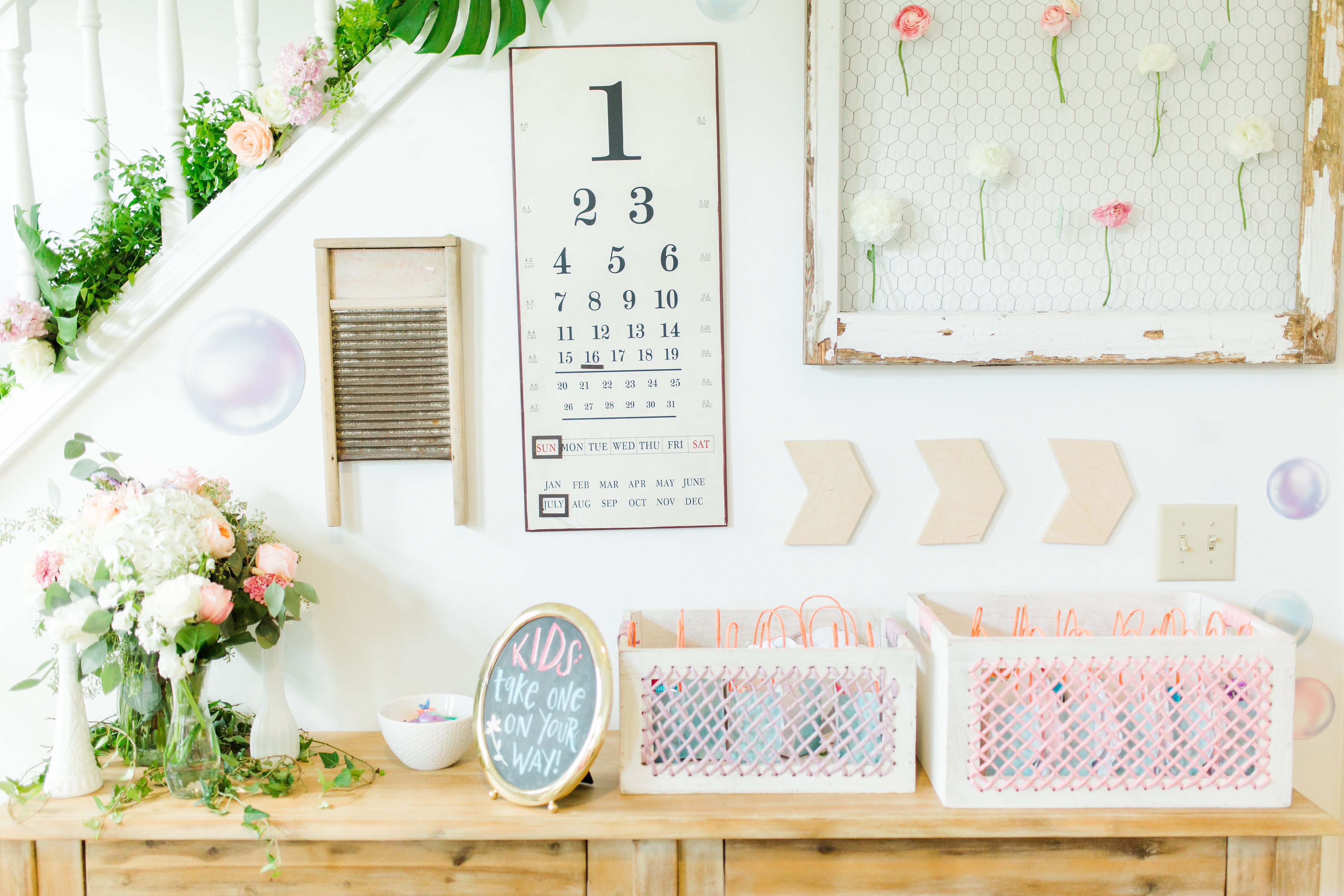 Behind-the-scenes of a magical, whimsical little girl's mermaid birthday party, complete with mermaid dessert bar, games, prizes, and crafts. Click through for the details. | glitterinc.com | @glitterinc