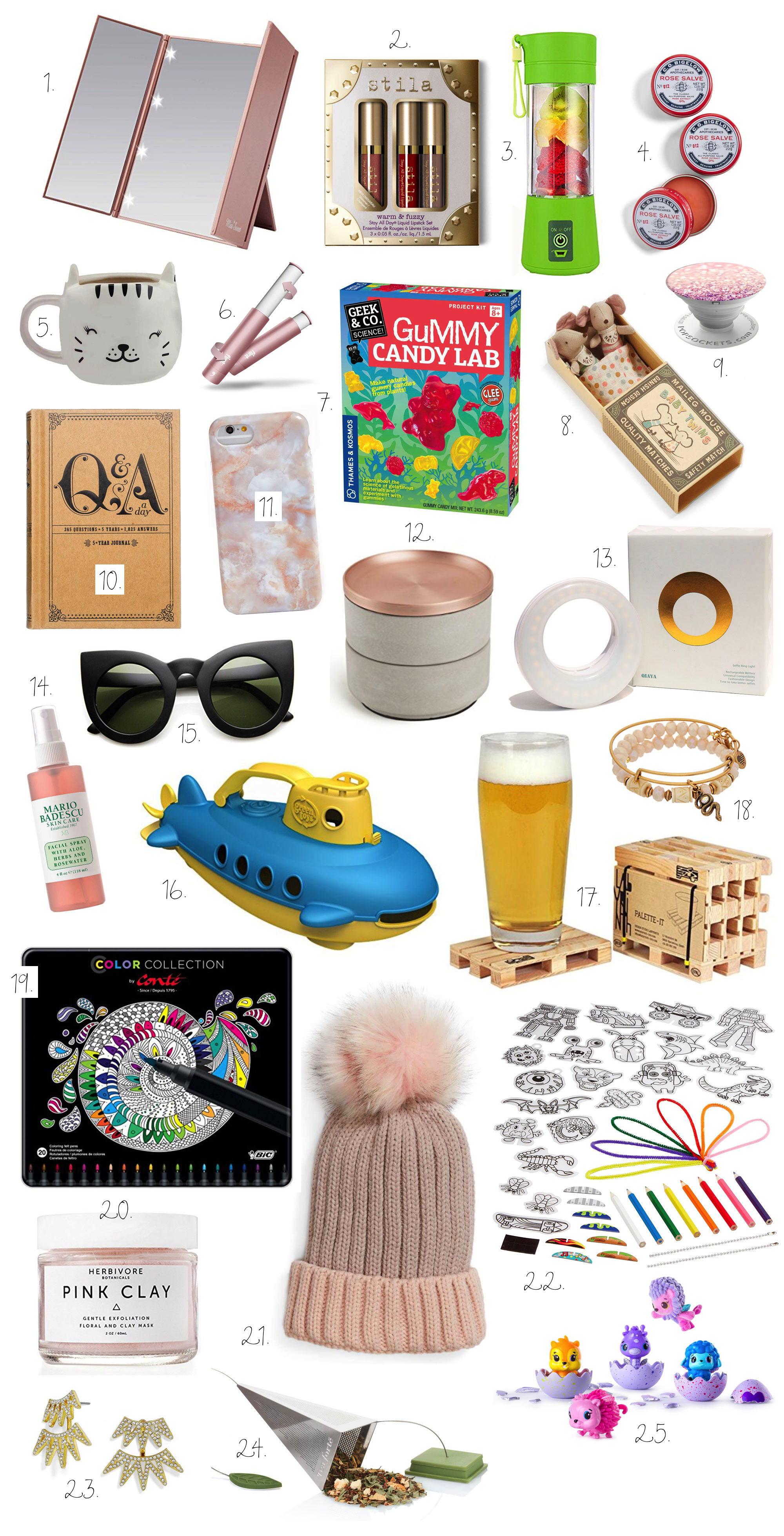 holiday gift guide : stocking stuffers for kids and adults