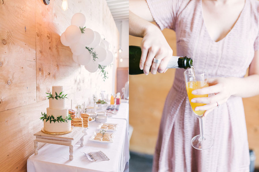 Lovely modern minimalist blush baby shower, set in the coolest industrial farmhouse barn. | glitterinc.com | Hovering Heart Photography | @glitterinc - Modern Minimalist Blush Baby Shower by popular North Carolina style blogger Glitter, Inc.