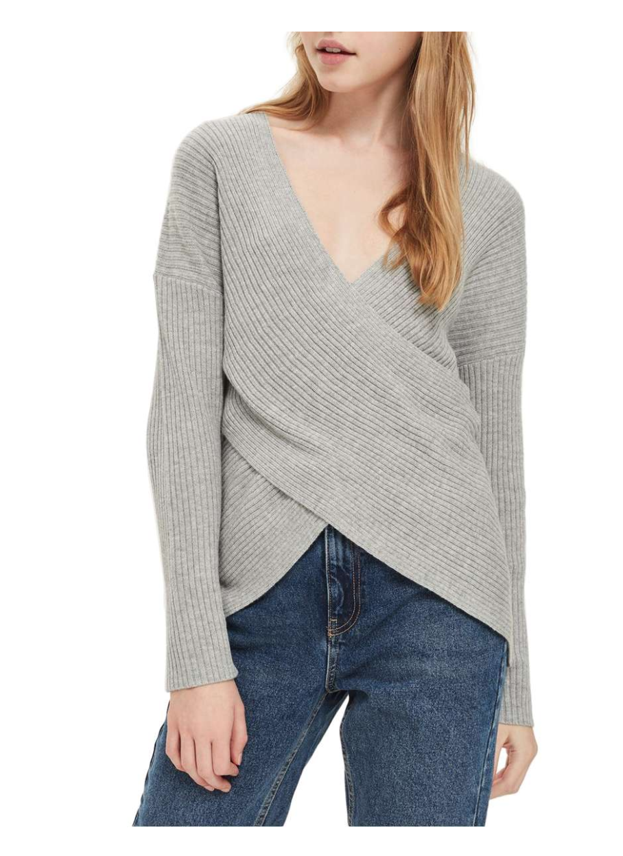 Topshop Wrap Front Sweater - Weekly Picks by North Carolina style blogger Glitter, Inc.