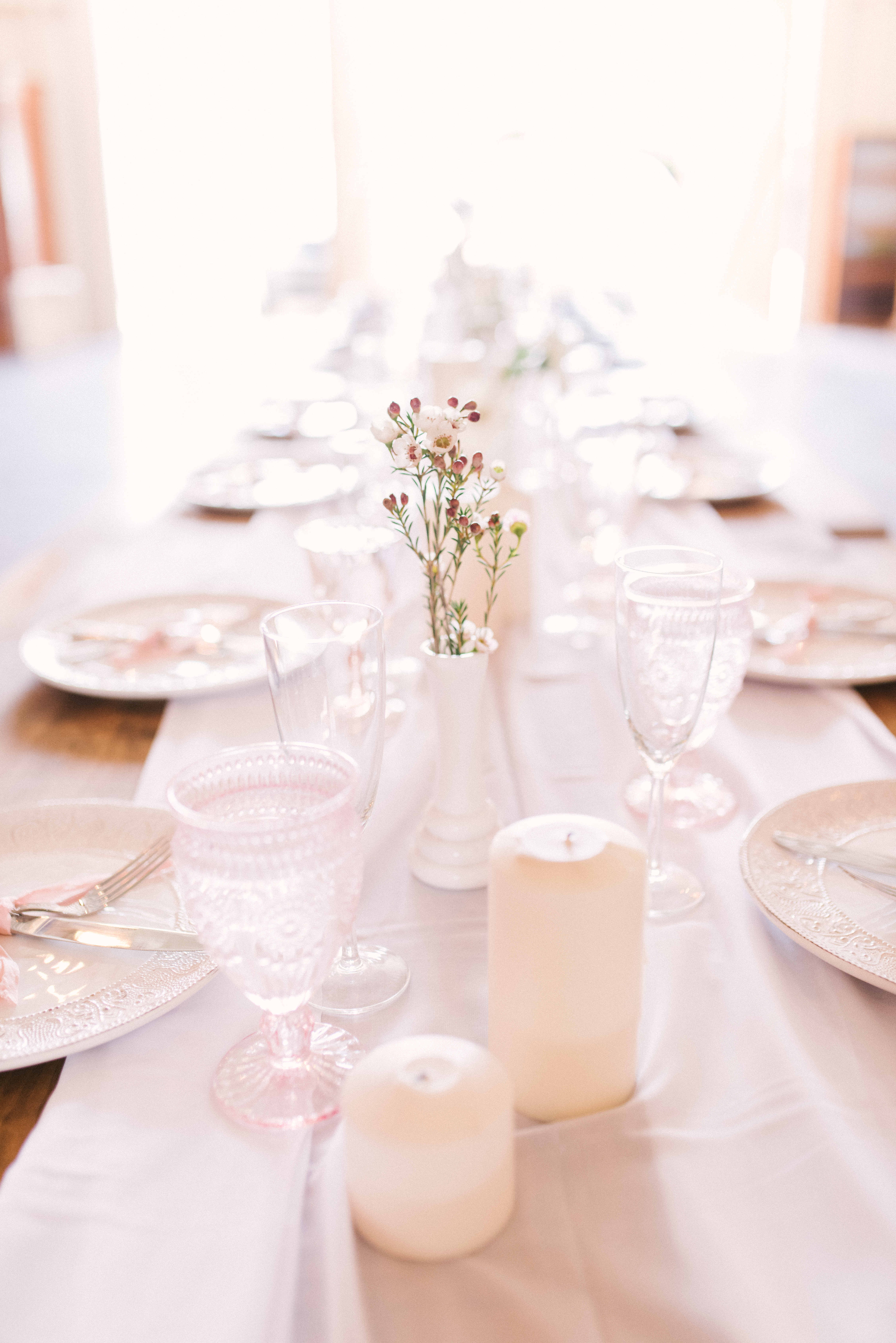 Modern Minimalist Blush Baby Shower Glitter Inc