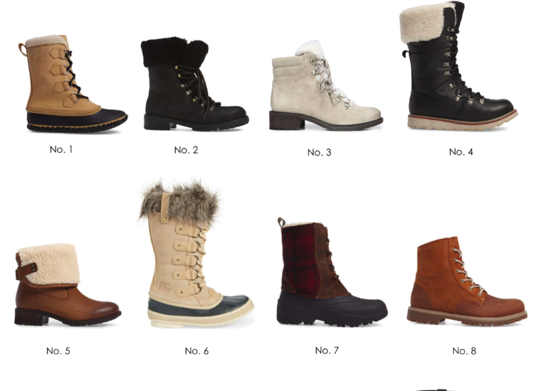 A Guide to the Best Winter Cold Weather Boots by popular North Carolina style blogger Glitter, Inc.