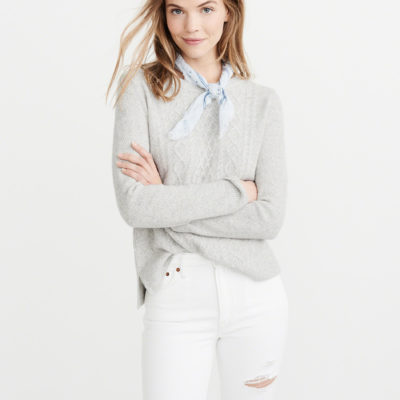 Cashmere-Linen Blend Sweater - Weekly Finds by popular North Carolina style blogger Glitter, Inc.