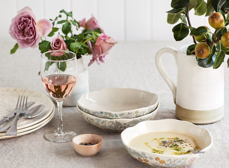 The Prettiest Ceramic Dinnerware by popular North Carolina style blogger Glitter, Inc.