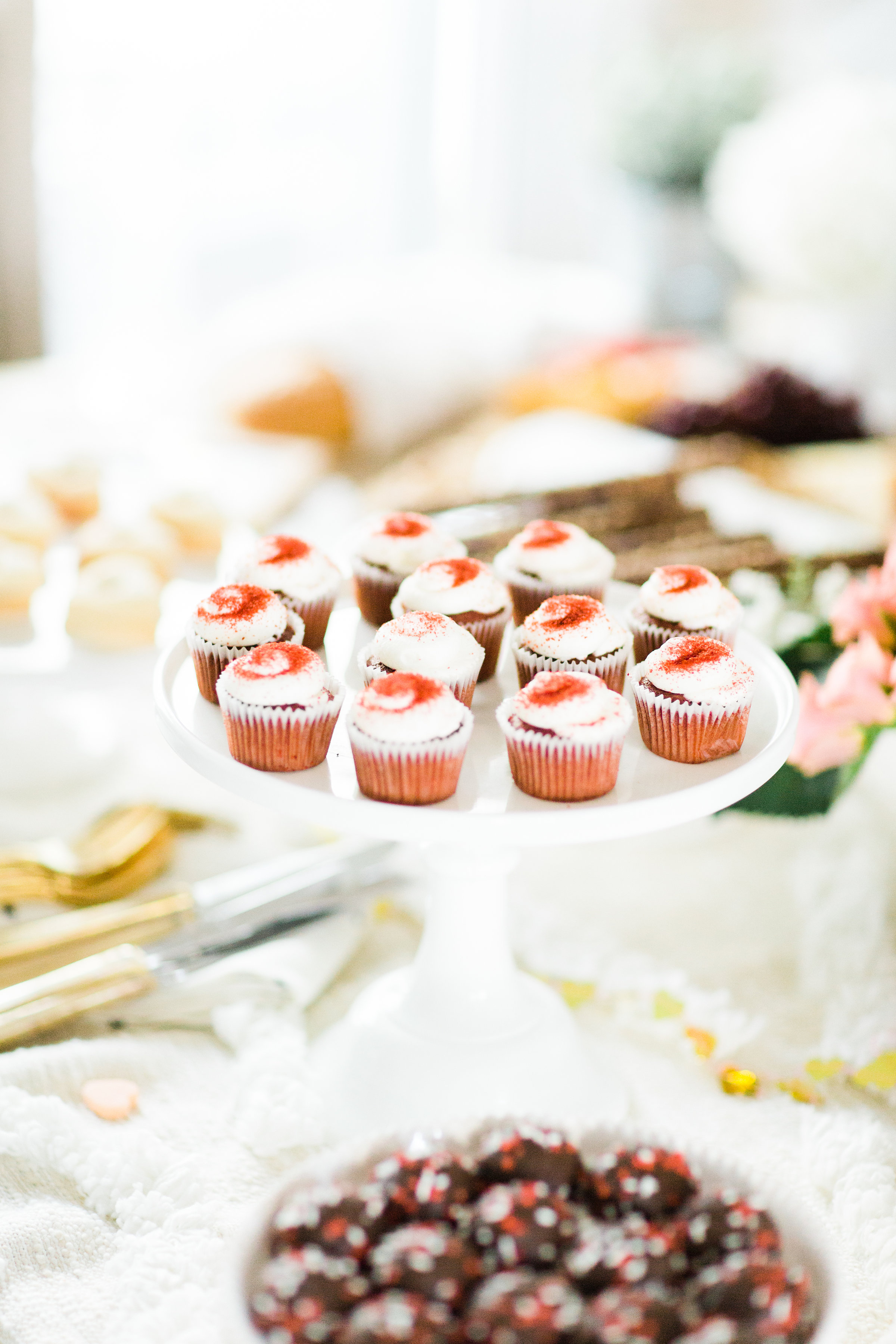 This year, celebrate Galentine's Day (and girl power) with wine and bubbly, cheese, and a whole lot of dessert. Here's how to throw one great party! | glitterinc.com | @glitterinc - Galentine's Day Wine and Cheese Party by North Carolina lifestyle blogger Glitter, Inc.