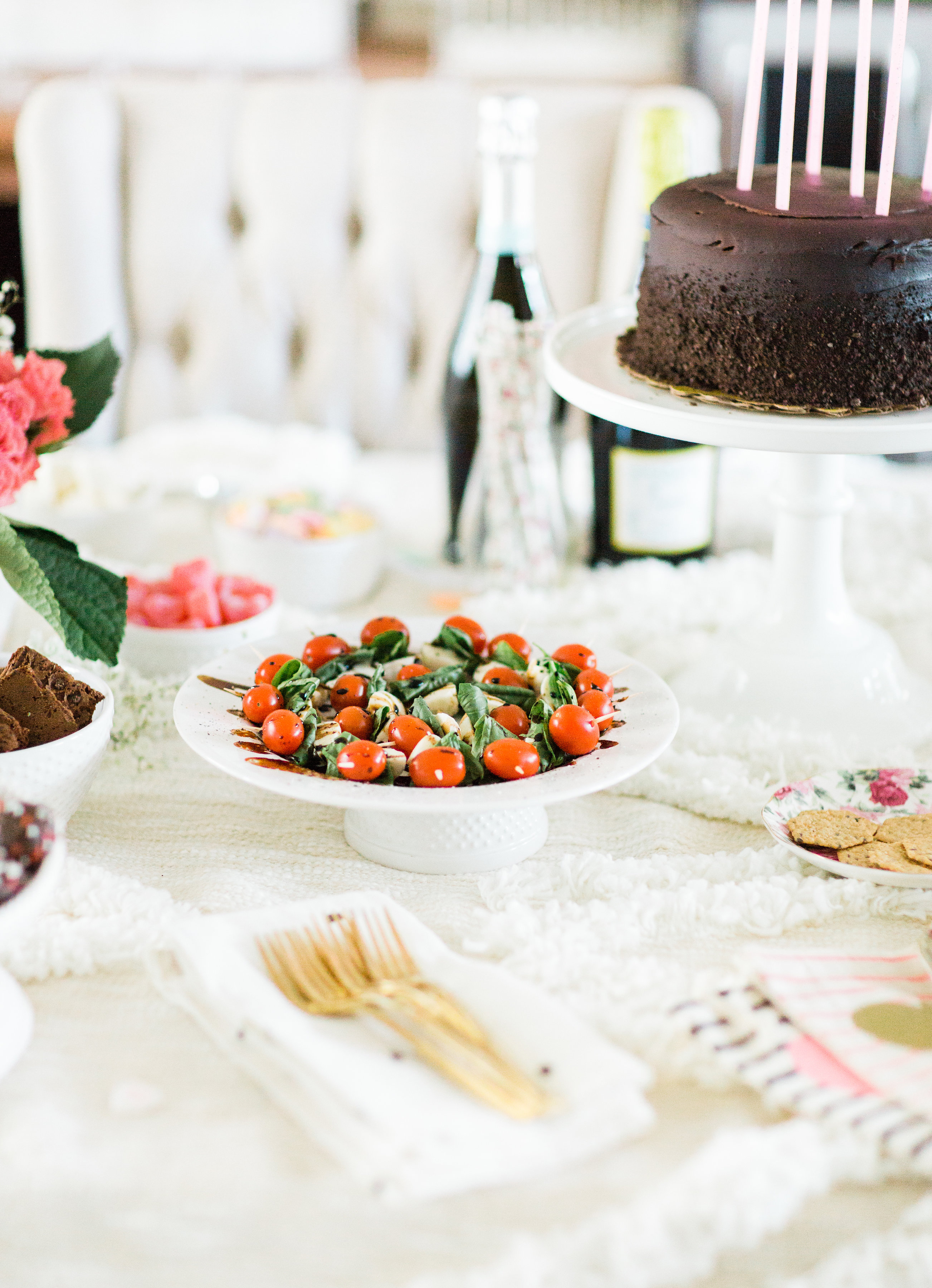 This year, celebrate Galentine's Day (and girl power) with wine and bubbly, cheese, and a whole lot of dessert. Here's how to throw one great party! | glitterinc.com | @glitterinc - Galentine's Day Wine and Cheese Party by North Carolina lifestyle blogger Glitter, Inc.