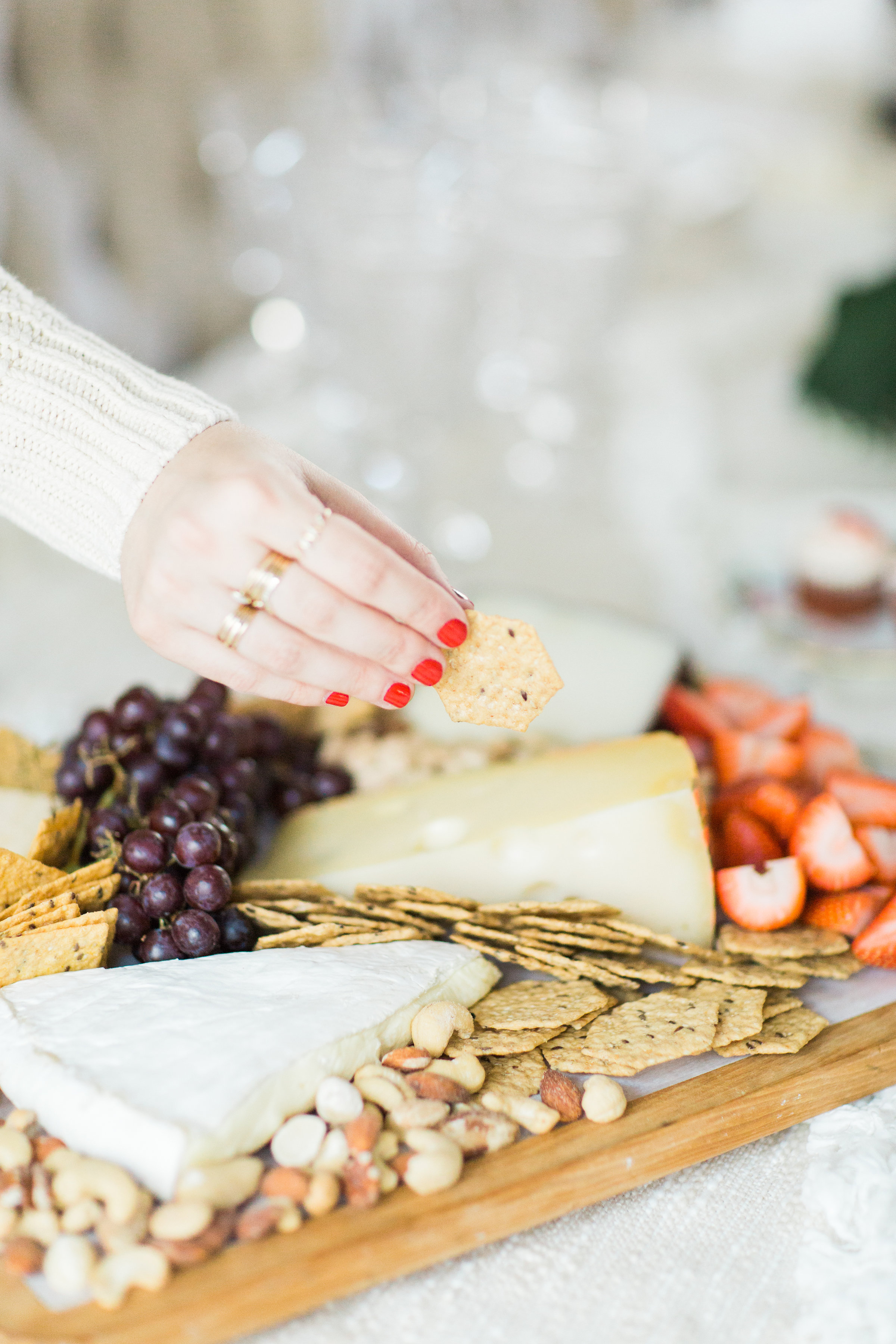 This year, celebrate Galentine's Day (and girl power) with wine and bubbly, cheese, and a whole lot of dessert. Here's how to throw one great party! | glitterinc.com | @glitterinc - Galentine's Day Wine and Cheese Party by North Carolina lifestyle blogger Glitter, Inc.