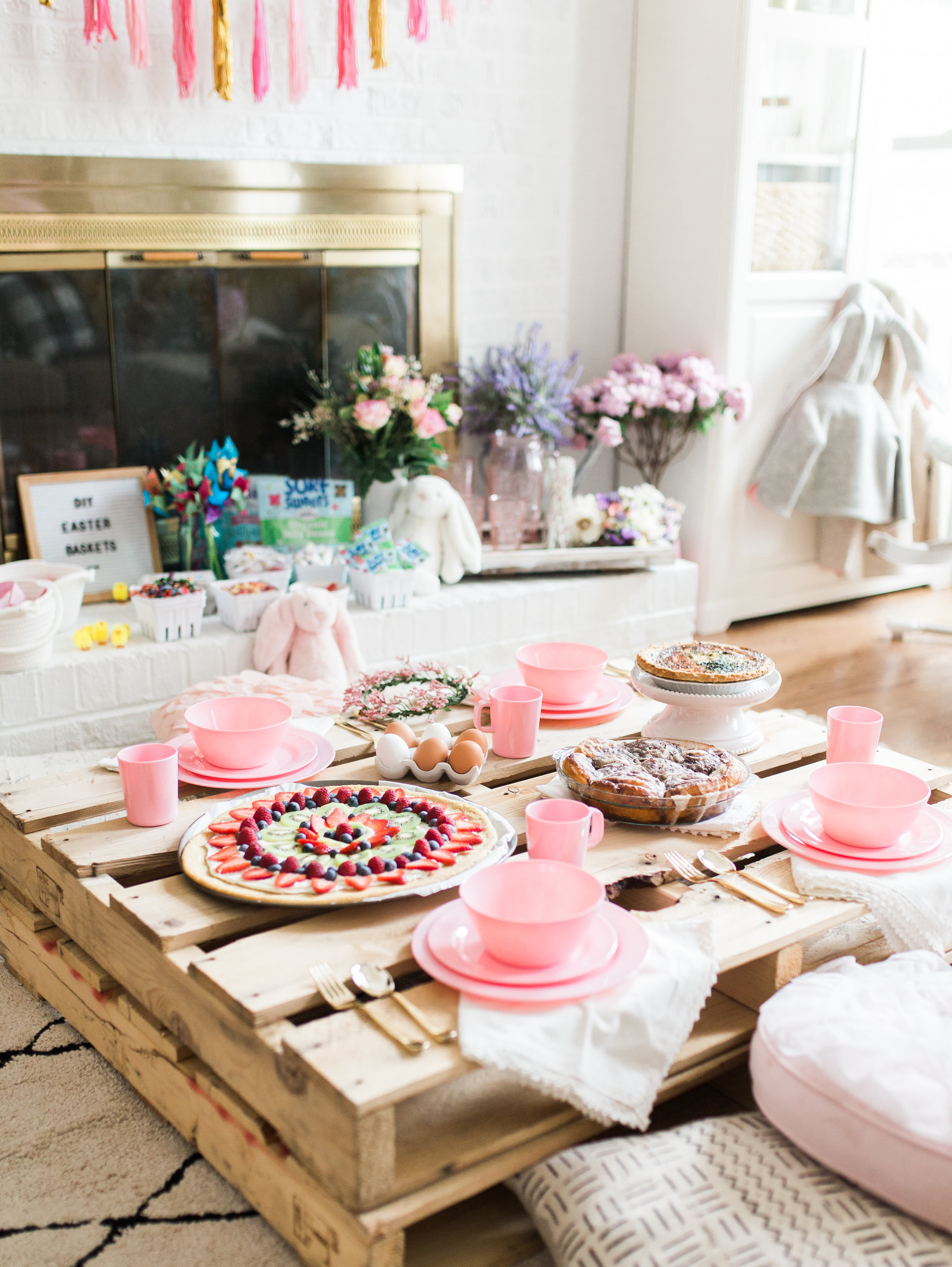 Looking for the sweetest Easter party for your little ones this Spring? This Some Bunny Loves You kids picnic Easter party has it all! | glitterinc.com | @glitterinc - Some Bunny Loves You Kids Picnic Easter Party by popular North Carolina lifestyle blogger Glitter, Inc.