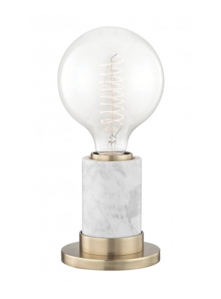 Lulu & Georgia Jolina Table Lamp in White Marble - Weekly Finds by popular North Carolina style blogger Glitter, Inc.