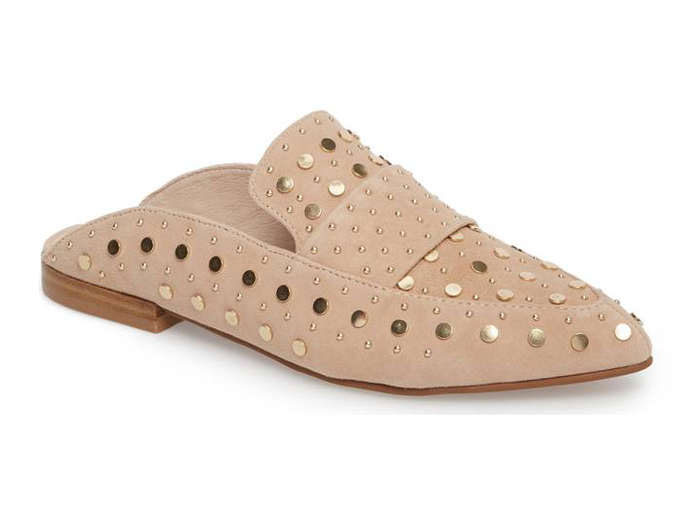 Kristin Cavallari Charlie Studded Loafer Mule - Weekly Finds by popular North Carolina style blogger Glitter, Inc.