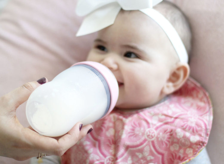 Tried-And-True Baby Formula Feeding Hacks + Most Common Questions Answered featured by popular North Carolina Mom blogger, Glitter, Inc.