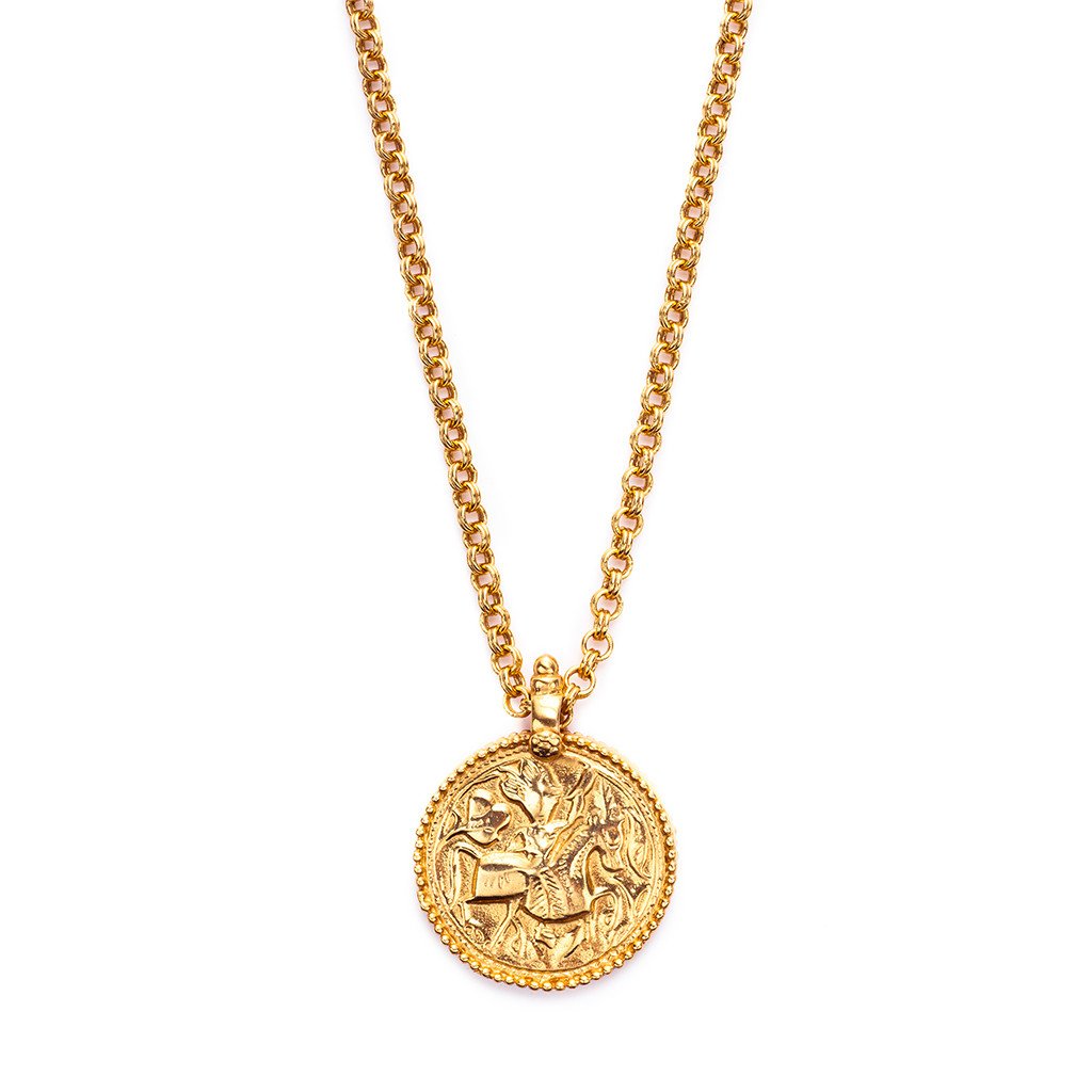 Julie Vos Coin Pendant 