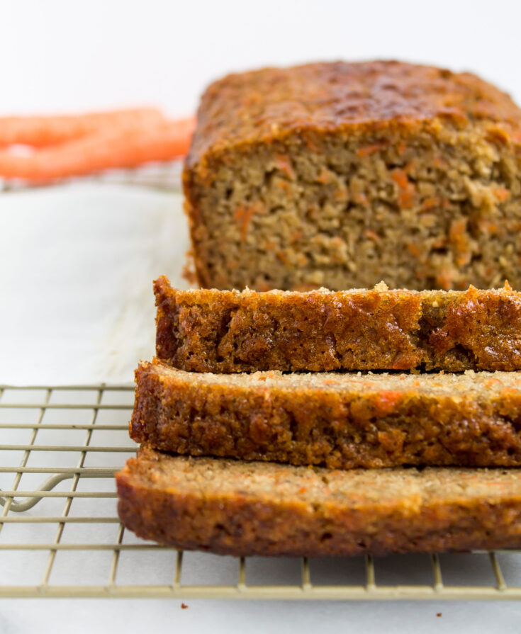 Carrot Banana Bread by popular North Carolina foodie blog Glitter, Inc.