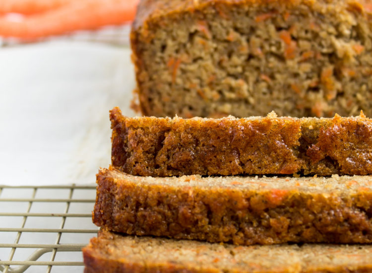 Carrot Banana Bread by popular North Carolina foodie blog Glitter, Inc.