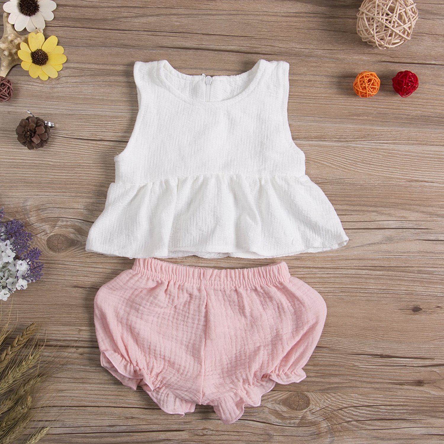 ruffle baby girl clothes 