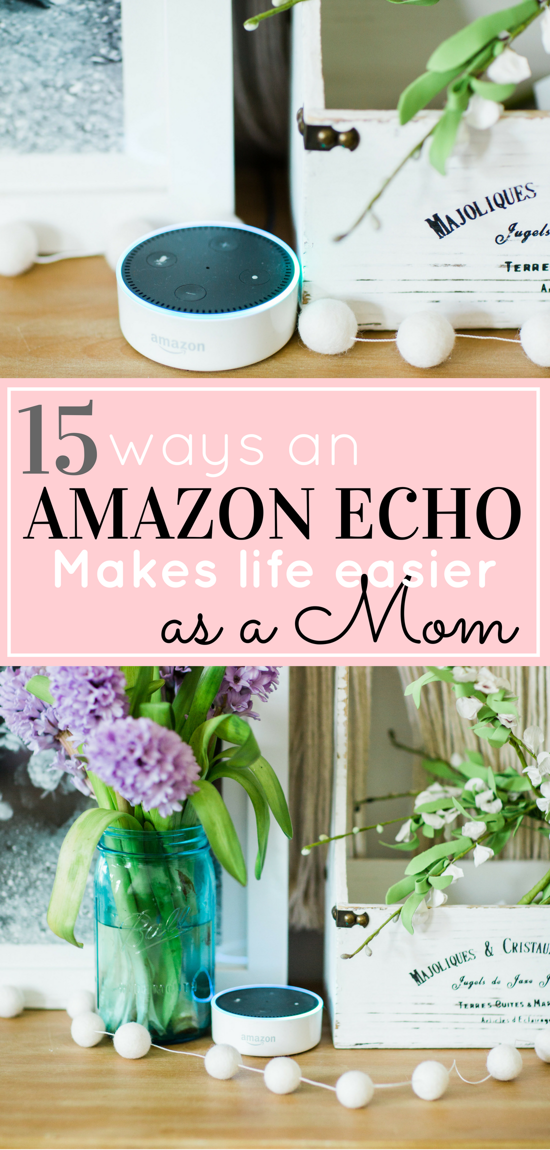 Not sure how to make Alexa work for your family? We're sharing 15 surprising and amazing ways Amazon Echo makes your life easier as a mom, including a brilliant new baby hack and tons of fun for the kids. | glitterinc.com | @glitterinc