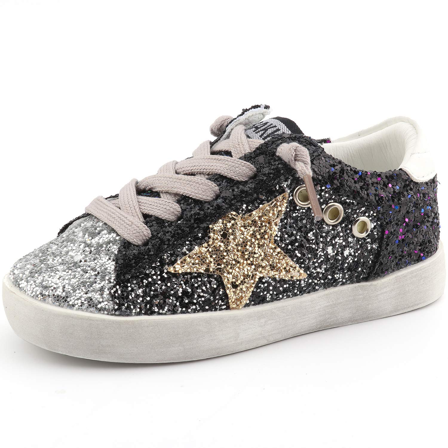 Toddler Baby Glitter Shoe Girl/Boy Sequin Star Flat Sneakers