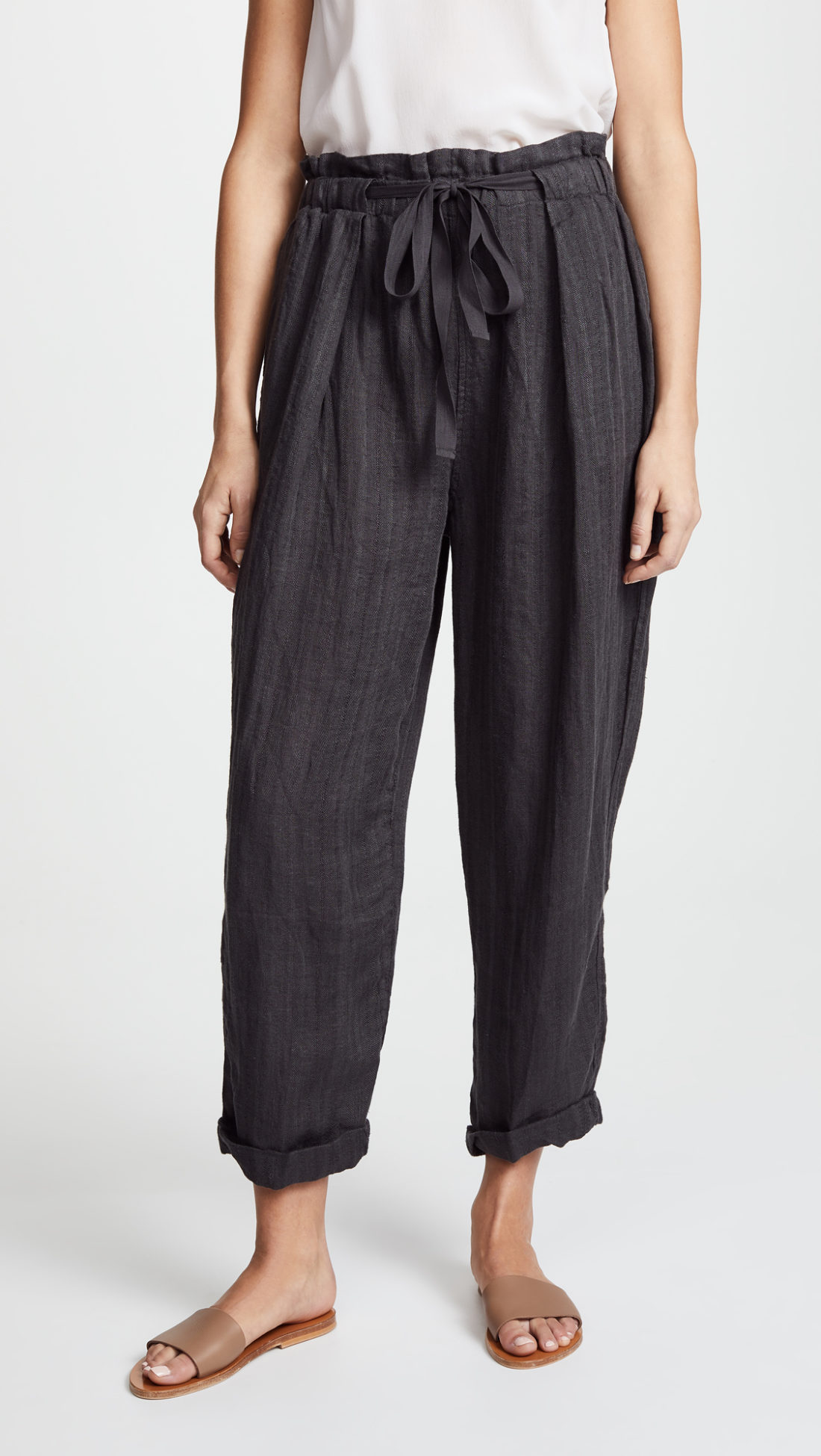 Free People Only Over You Linen Trousers - Shopbop sale recommendations by popular North Carolina fashion blogger Glitter, Inc.