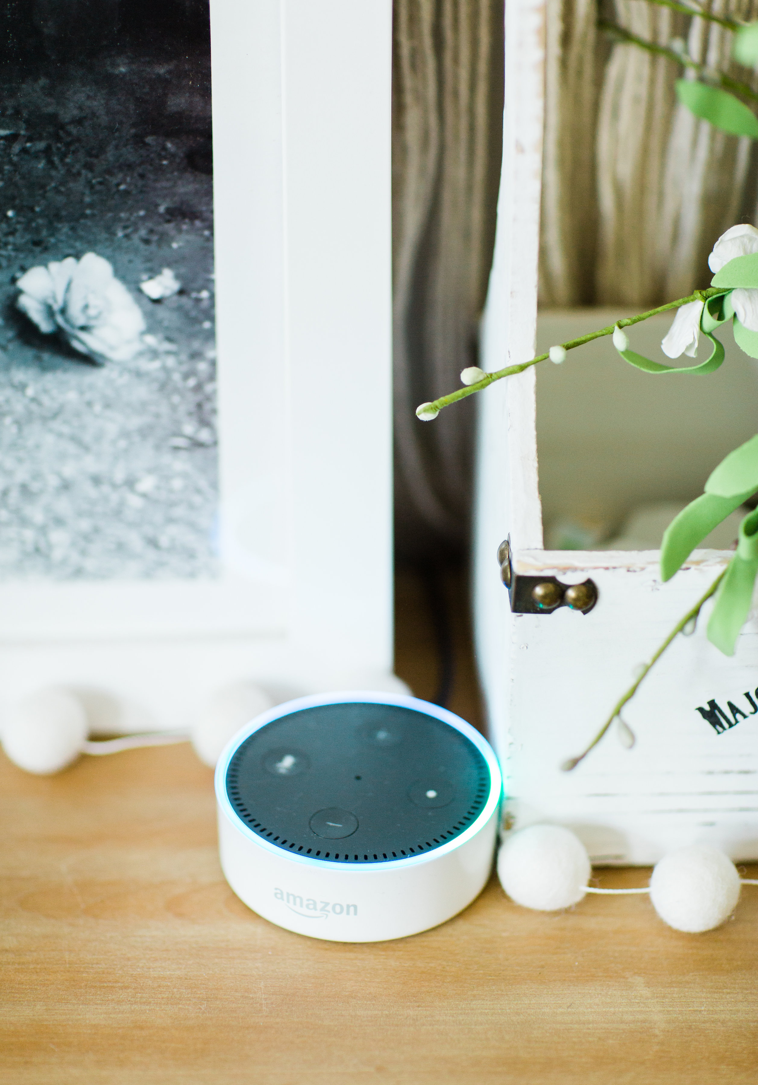 Not sure how to make Alexa work for your family? We're sharing 15 surprising and amazing ways Amazon Echo makes your life easier as a mom, including a brilliant new baby hack and tons of fun for the kids. | glitterinc.com | @glitterinc - Amazon Echo Review featured by popular North Carolina lifestyle blogger, Glitter, Inc.