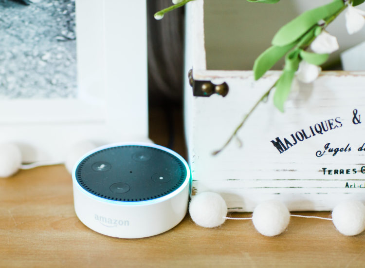 Amazon Echo Review featured by popular North Carolina lifestyle blogger, Glitter, Inc.