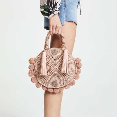 Loeffler Randall Straw Circle Tote - Weekly Finds featured by North Carolina style blogger, Glitter, Inc.