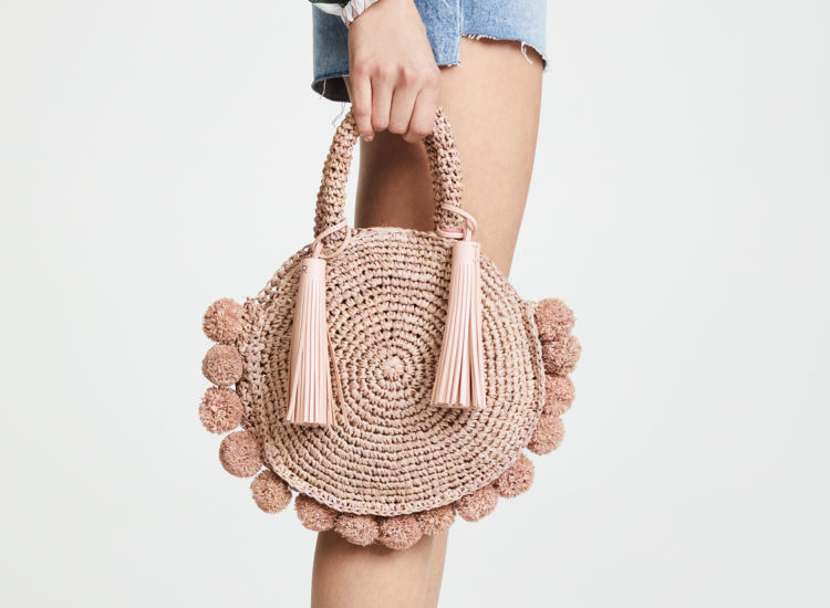 Loeffler Randall Straw Circle Tote - Weekly Finds featured by North Carolina style blogger, Glitter, Inc.