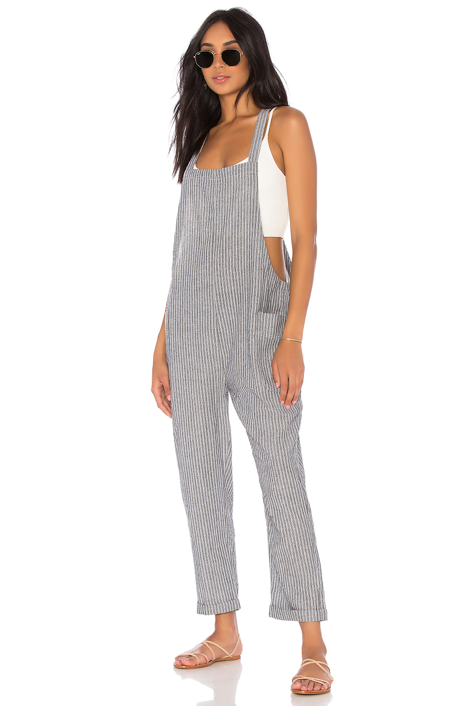 Bobi Seaside Stripe Jumpsuit