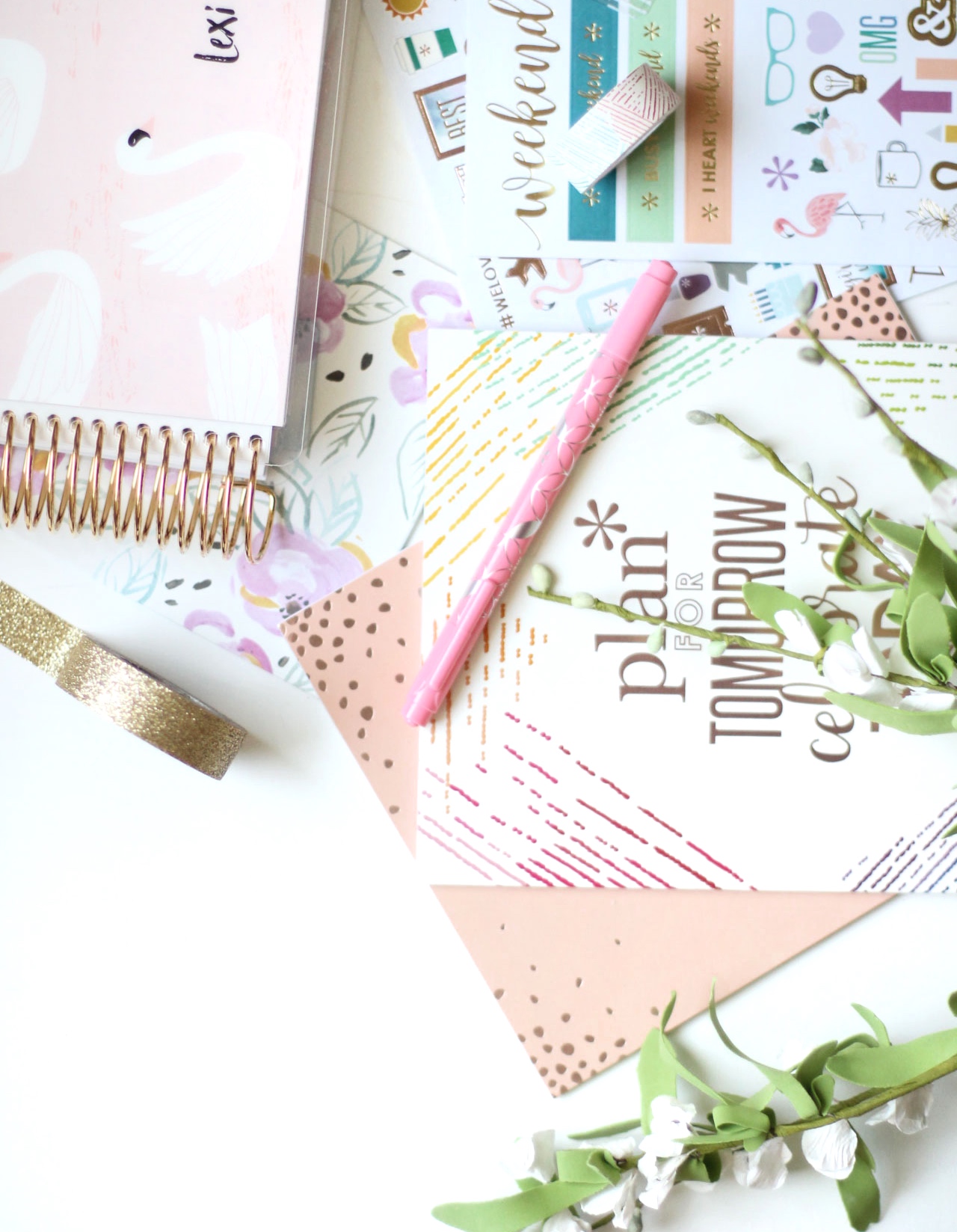 The 2018-2019 Erin Condren LifePlanner featured by popular North Carolina Lifestyle blogger, Glitter, Inc. 