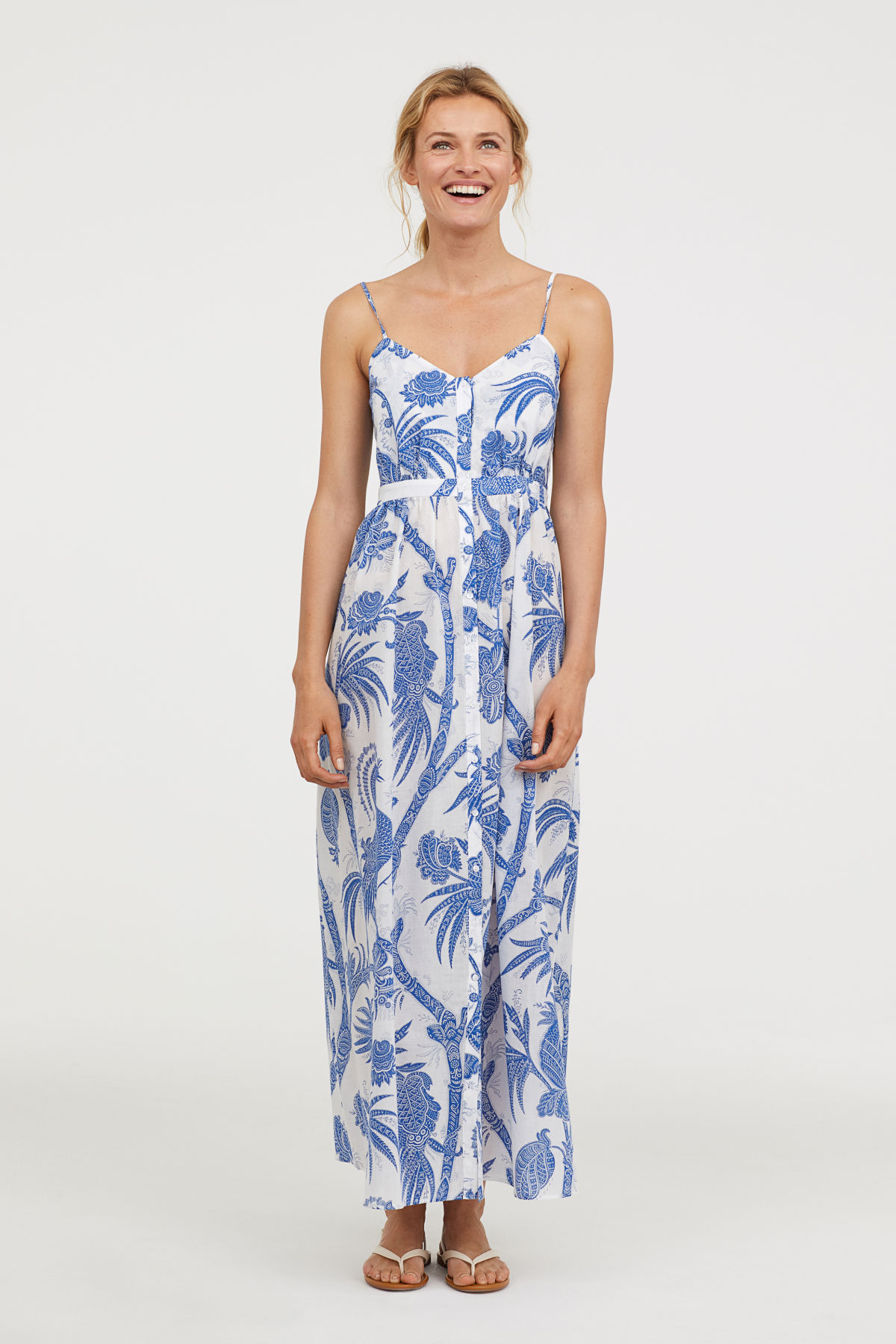 H&M Cotton Maxi Dress