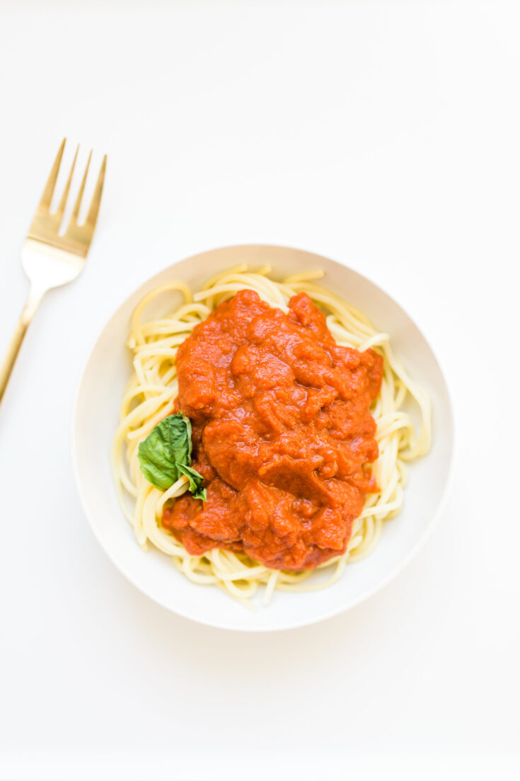 3-Ingredient Tomato Butter Pasta Sauce