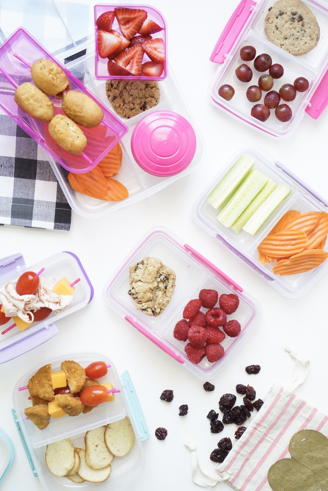 20 lunch ideas your kids will actually eat! (That aren't sandwiches!) Plus, how to meal prep school lunch for a stress-free week with a free printable. #schoollunch #bentolunch #mealprep #lunchmealprep #lunchboxmeals Click through for the details. | glitterinc.com | @glitterinc