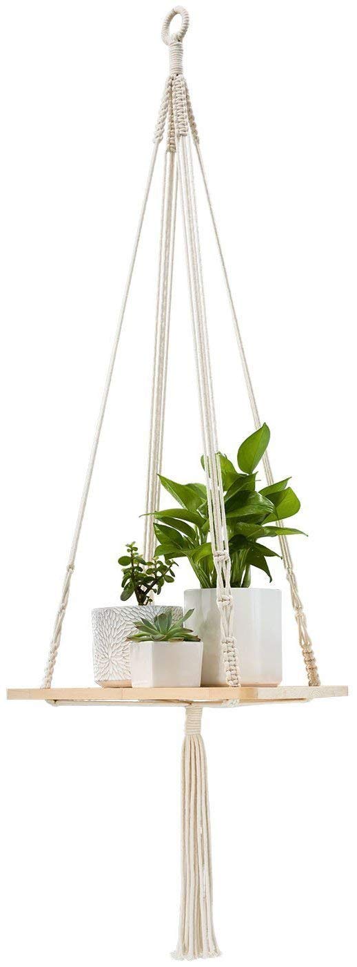 Macrame Shelf Hanging Planter Plant Hanger 