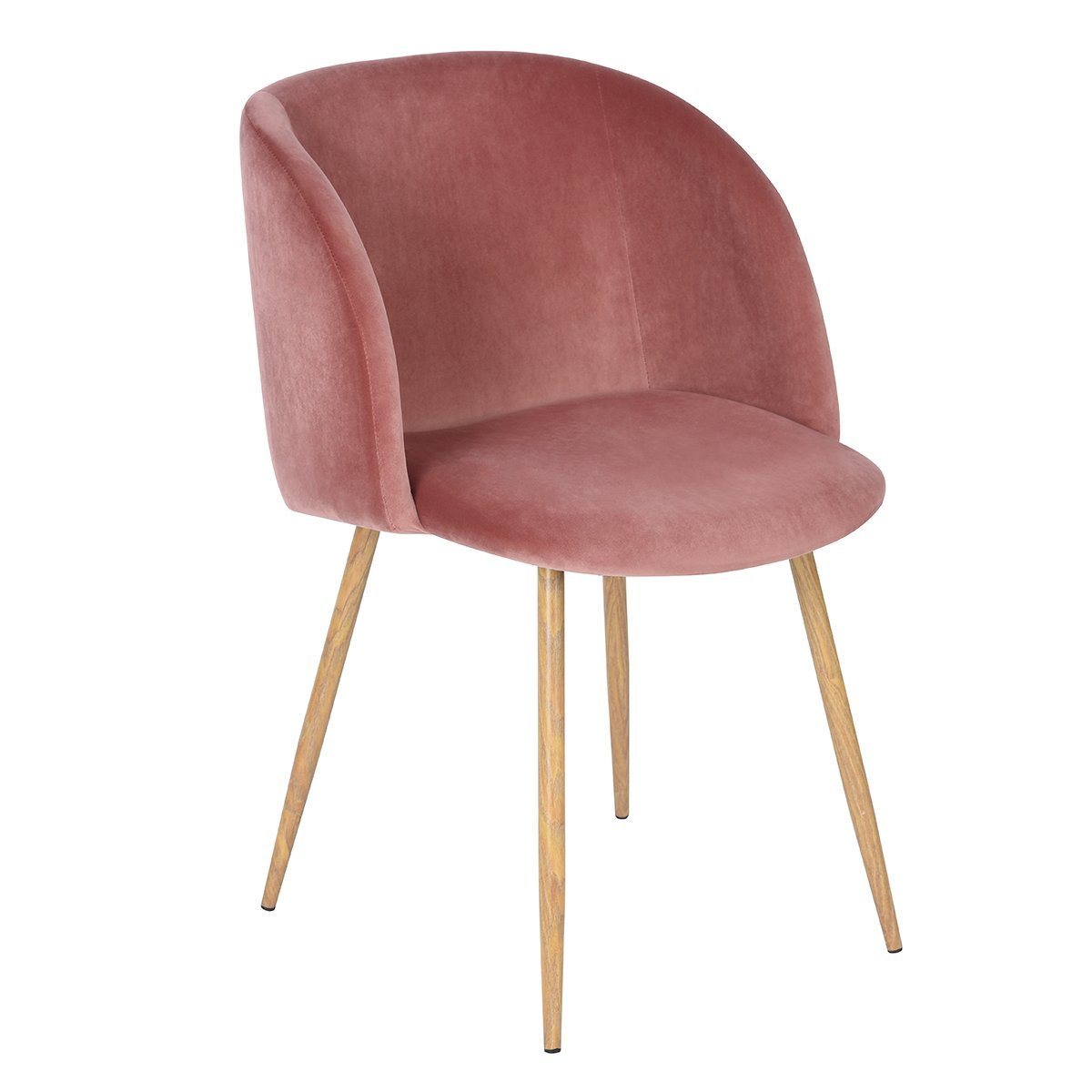 Mid-Century Velvet Accent Upholstered Armchair 