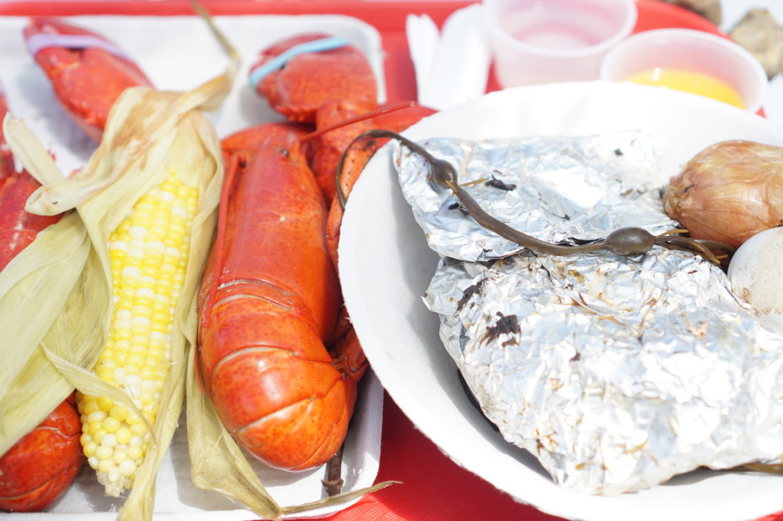 Cabbage Island Clambakes in Boothbay Harbor, Maine | glitterinc.com | @glitterinc