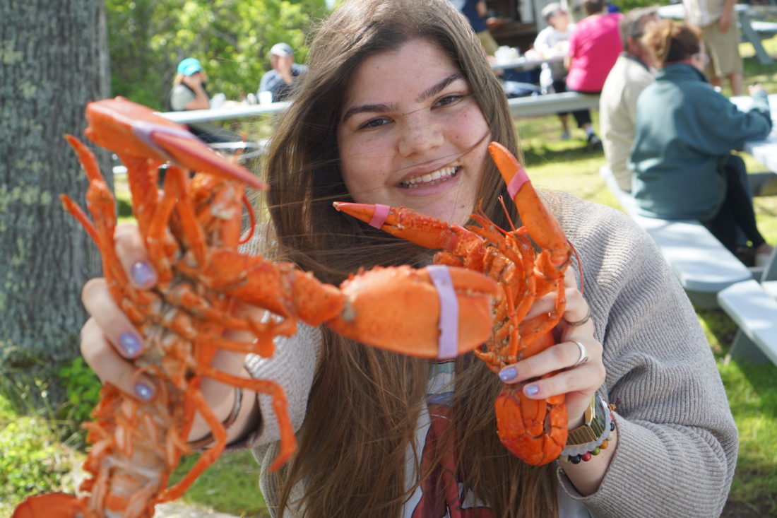 Cabbage Island Clambakes in Boothbay Harbor, Maine | glitterinc.com | @glitterinc