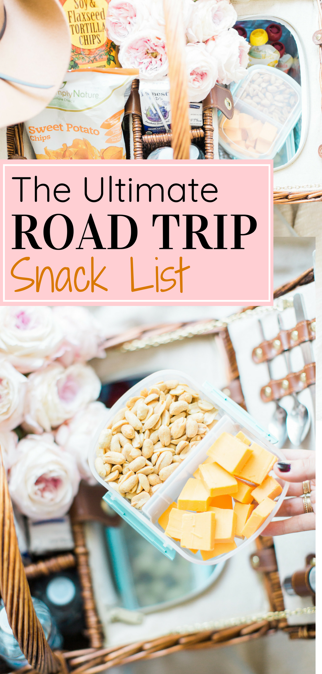 Traveling with your family on a big road trip? These are the best snacks for the whole family, with healthy and homemade options, plus how to pack them, and what you can use to make your road trip just a little bit easier with babies and kids! #roadtrip #roadtripsnacks #familyroadtrip #vacation #travel #travelwithkids #familytravel #familyvacation Click through for the details. | glitterinc.com | @glitterinc