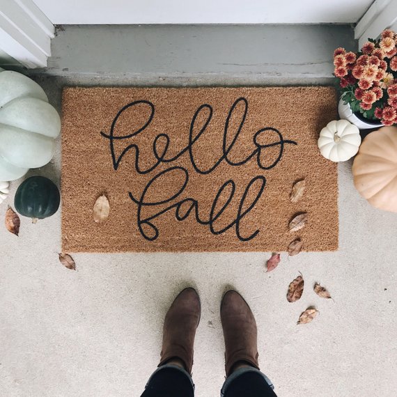 Hello Fall Welcome Doormat