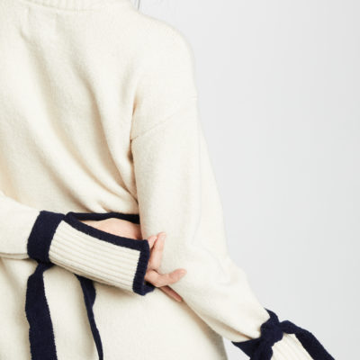 J.O.A. Tie Sleeve Sweater
