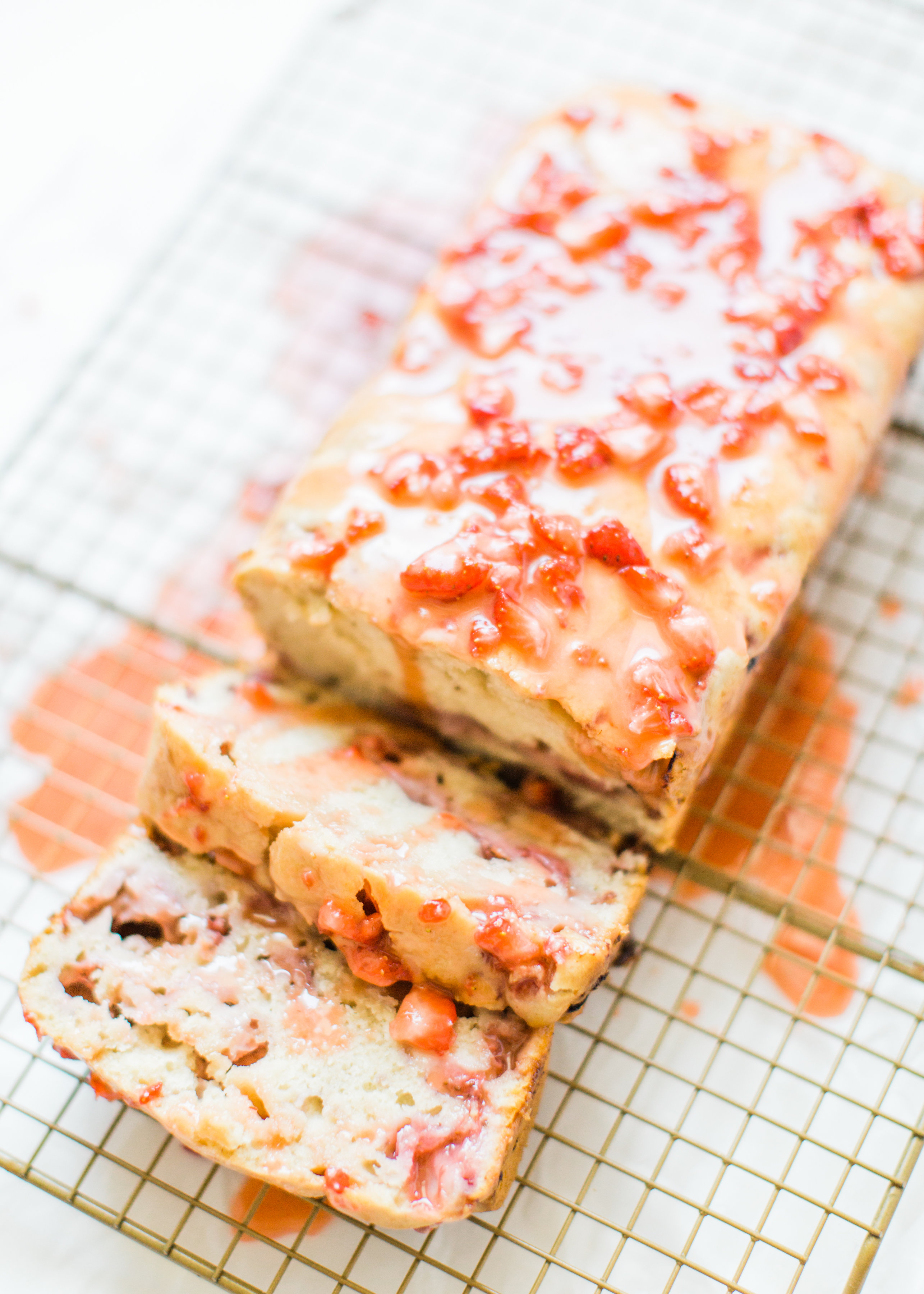 Strawberry Bread Recipe. | glitterinc.com | @glitterinc