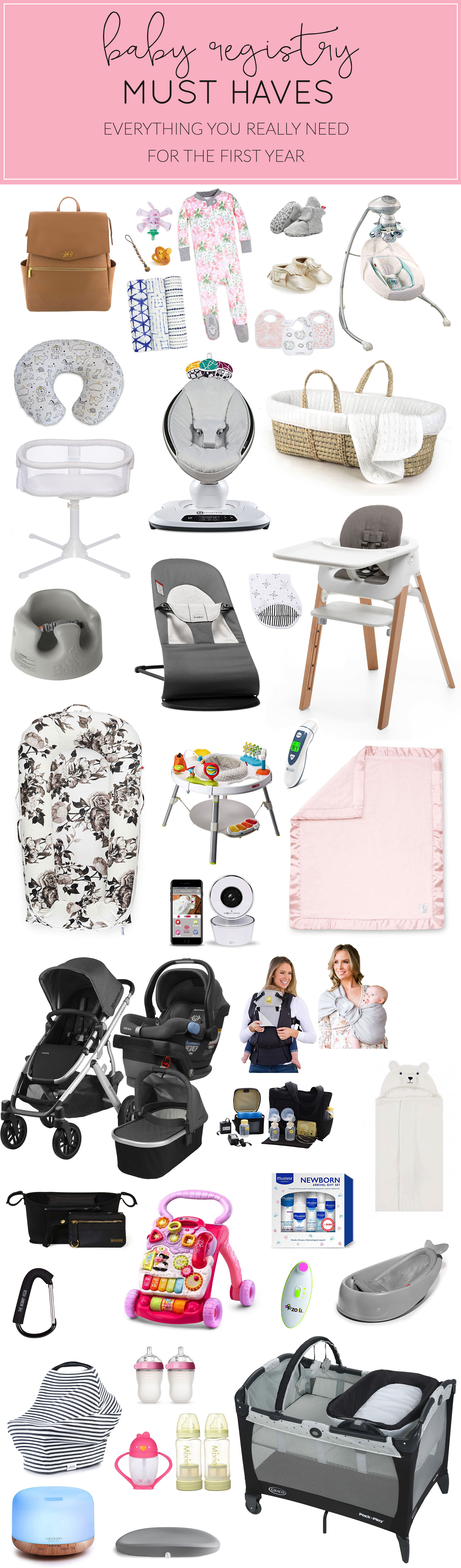 Must Have Baby Items For the First Year: What You Really Need on Your  Registry - Glitter, Inc.