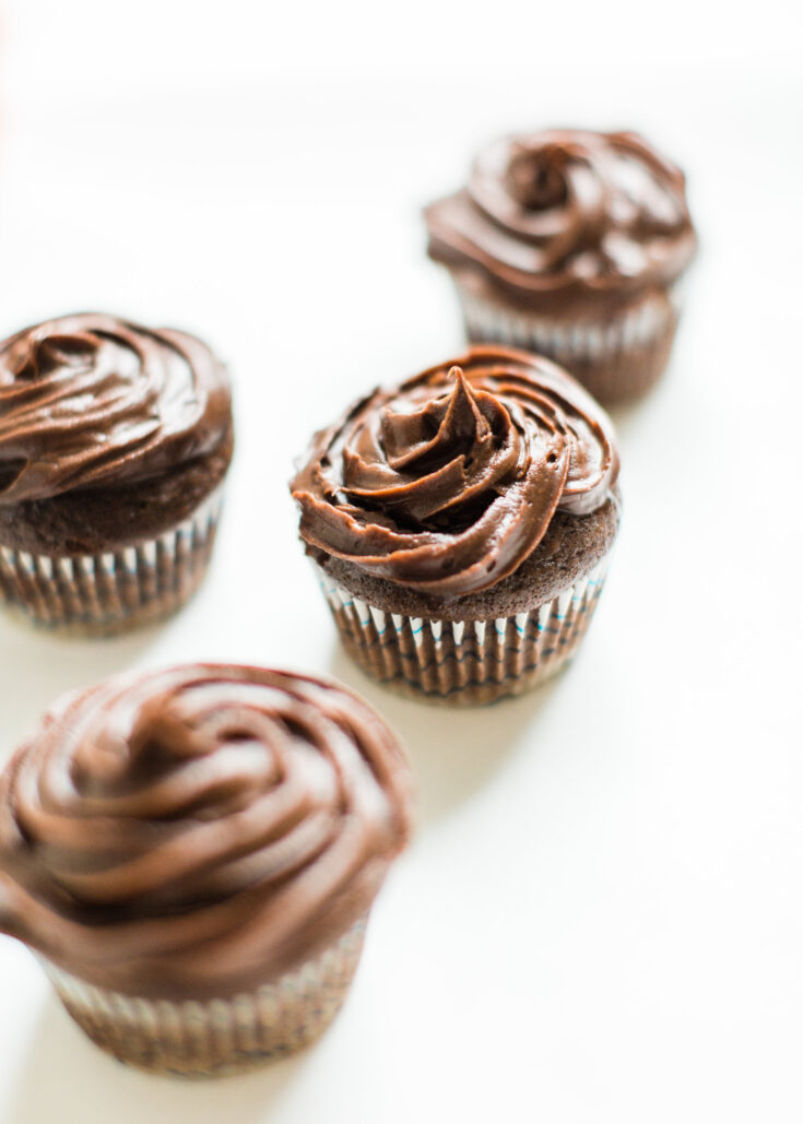 Chocolate Wacky Cupcakes (Dairy, Egg, Nut Free) - Safely Delish