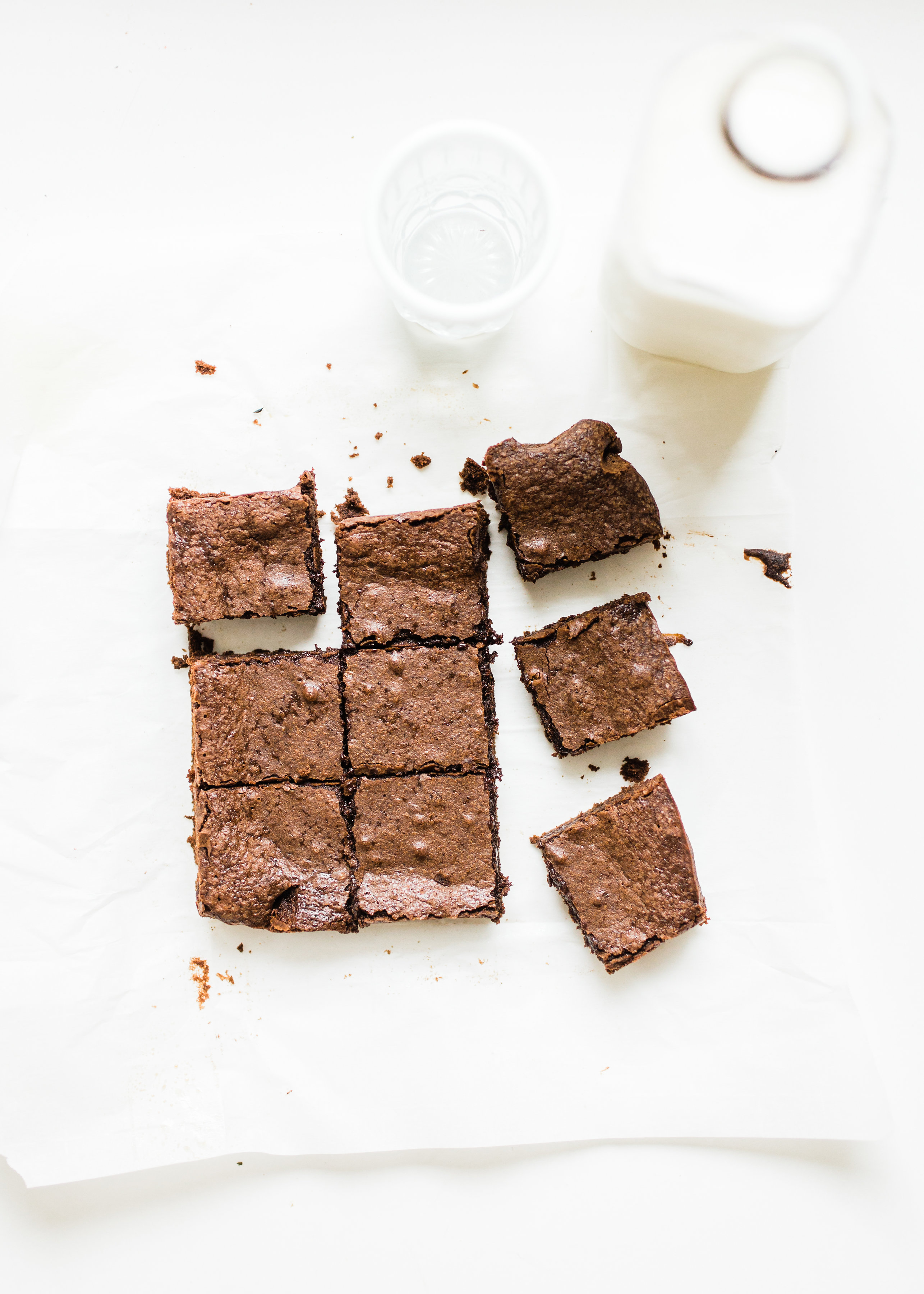 Easy, Fudgy, Chewy, Cakey, Better Than Box Mix Brownies | glitterinc.com | @glitterinc