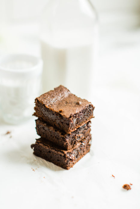 Easy, Fudgy, Chewy, Cakey, Better Than Box Mix Brownies - Glitter, Inc.