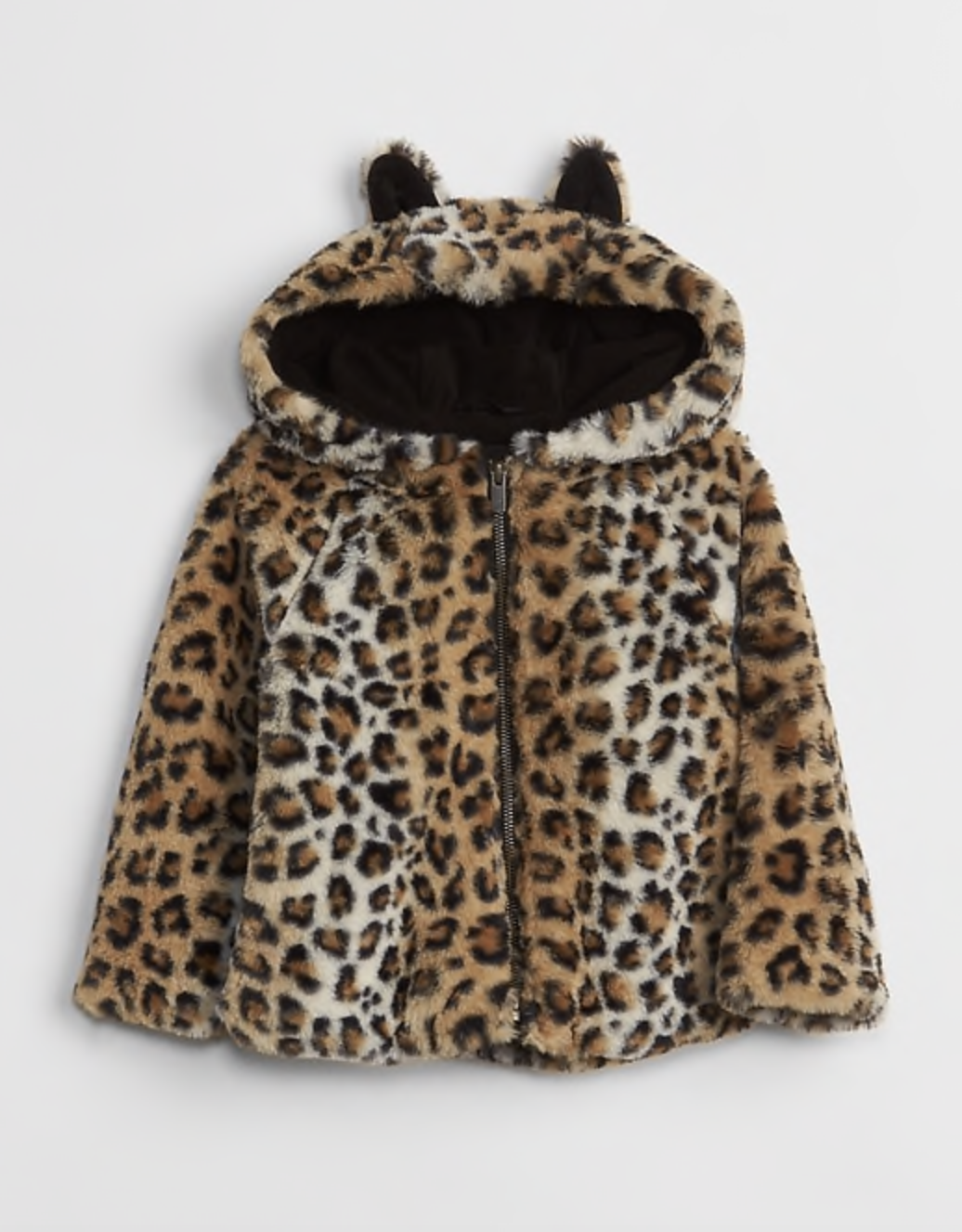 Gap Kids Leopard Faux-Fur Coat