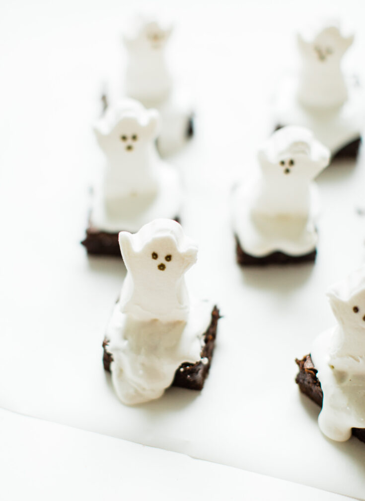 Spooky Ghost Brownies