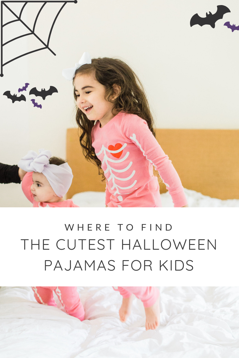 THE CUTEST HALLOWEEN PAJAMAS #halloweenpajamas #halloweenideas #halloweentraditions #familyhalloween #kidshalloween #kidshalloweenfun #kidshalloweenpajamas #babyhalloween | glitterinc.com | @glitterinc